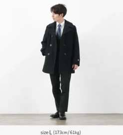 FIDELITY / 23oz Melton Peacoat