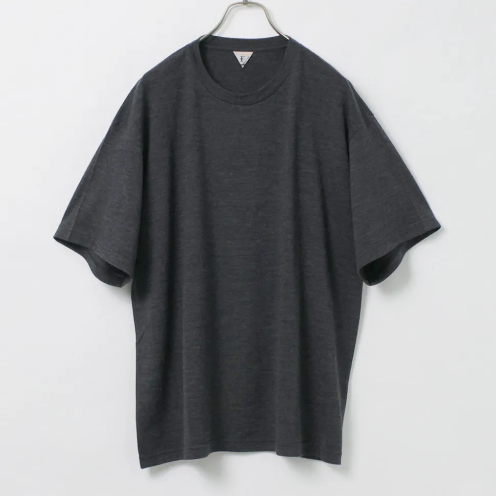 FILMELANGE / Wolve New Zealand Merino Jersey Box T-Shirt