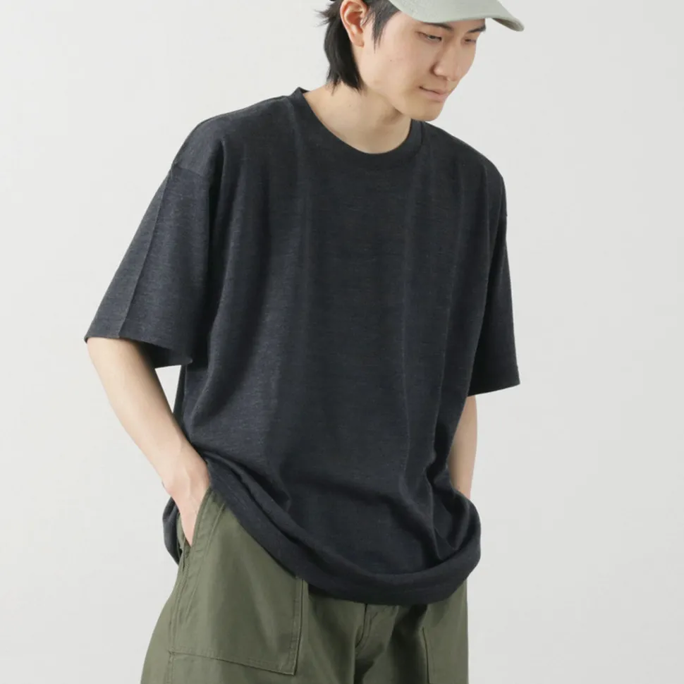 FILMELANGE / Wolve New Zealand Merino Jersey Box T-Shirt