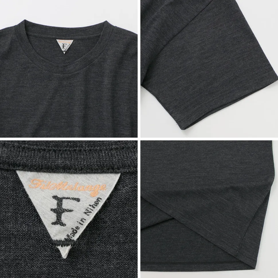 FILMELANGE / Wolve New Zealand Merino Jersey Box T-Shirt