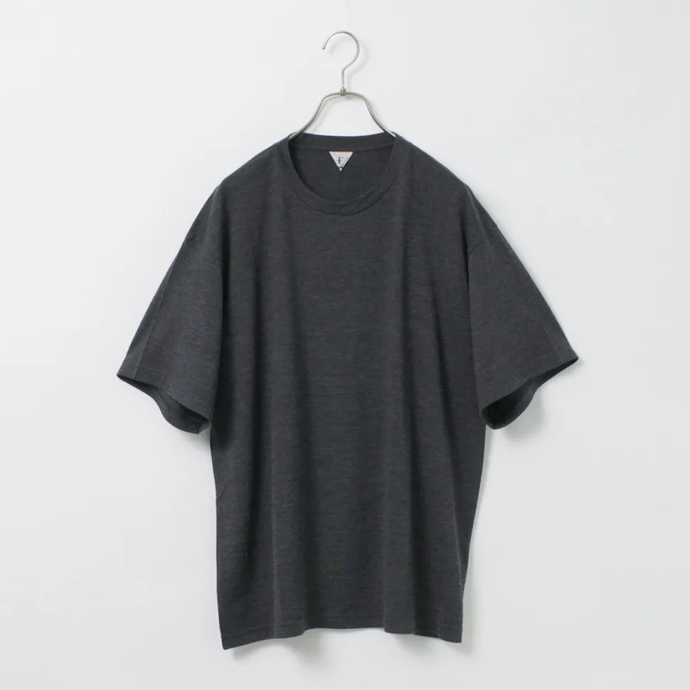 FILMELANGE / Wolve New Zealand Merino Jersey Box T-Shirt