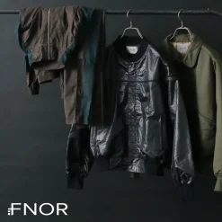 FNOR / Slight Satin Pair Away Flight Jacket