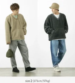 FNOR / V-Neck Boa Pullover