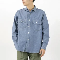 FOB FACTORY / F3494 Chambray work shirt