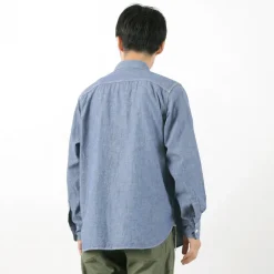 FOB FACTORY / F3494 Chambray work shirt