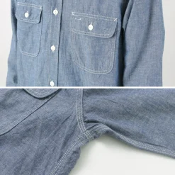FOB FACTORY / F3494 Chambray work shirt