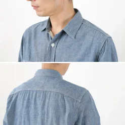 FOB FACTORY / F3494 Chambray work shirt
