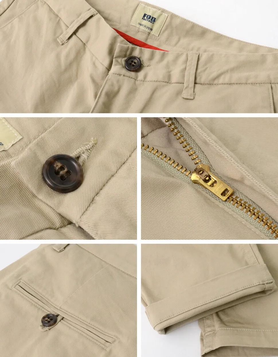 FOB FACTORY / F0387 Chino Trousers