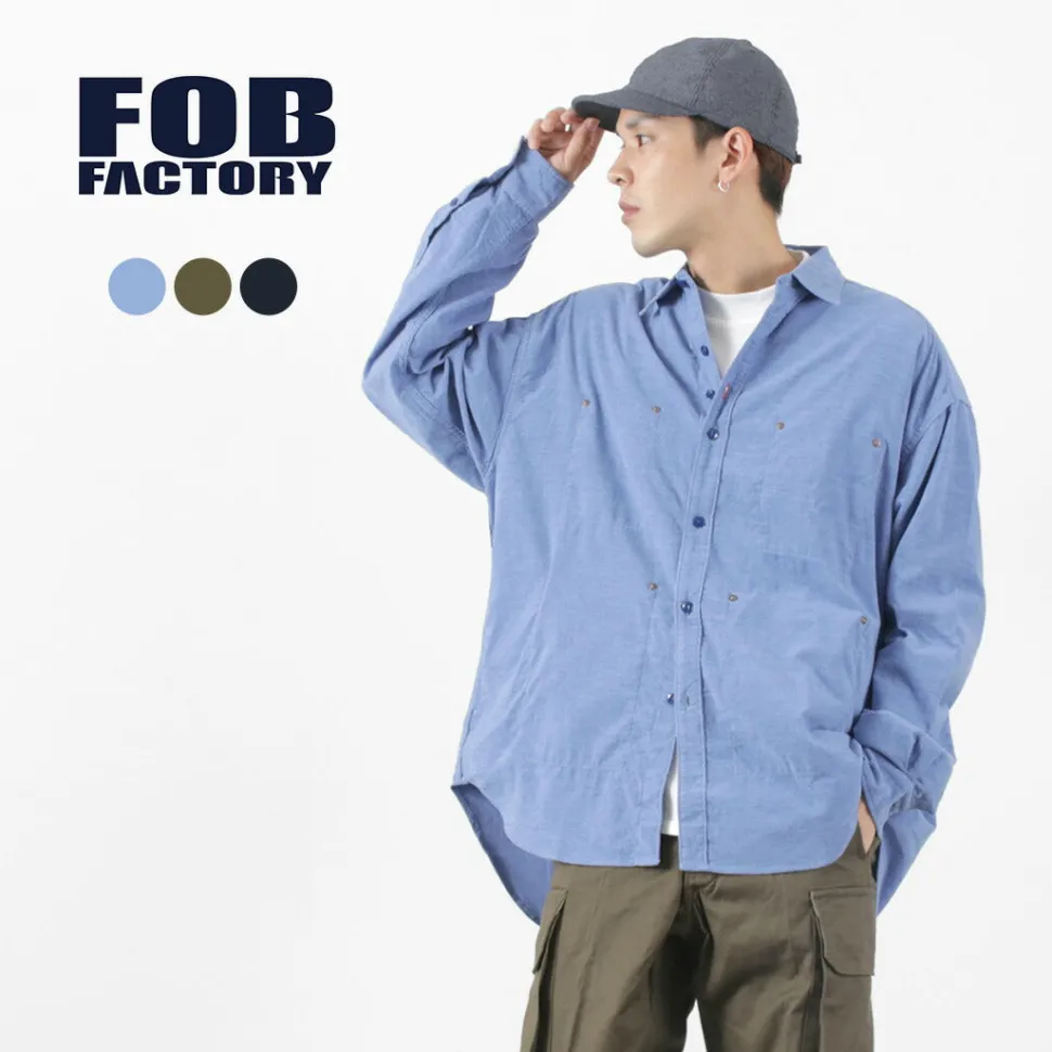 FOB FACTORY / F3482 CORDUROY BALL SHIRT