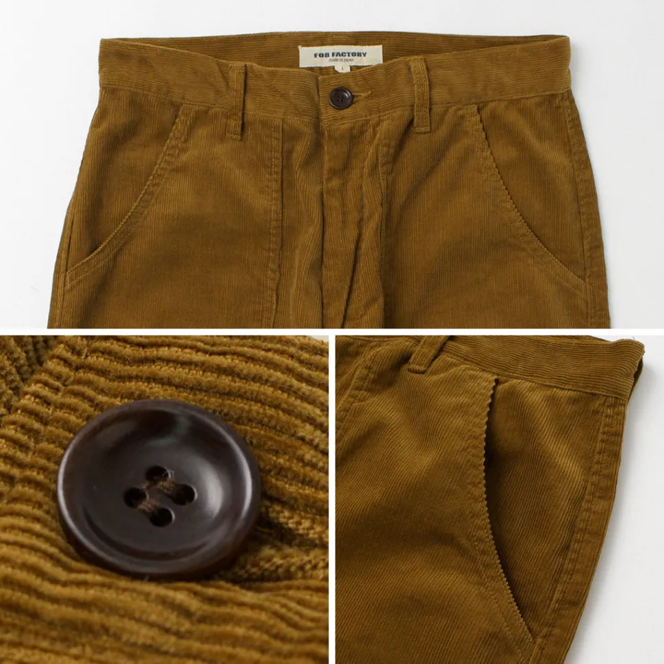 FOB FACTORY / F0523 Corduroy bush pants