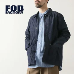 FOB FACTORY / F2447 Denim Coverall