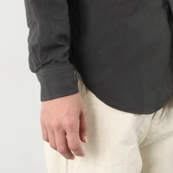 FOB FACTORY / F3464 Dye band collar shirt