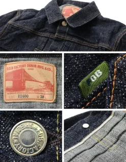 FOB FACTORY / F2400 G3 Selvage Denim 1st -type Jacket
