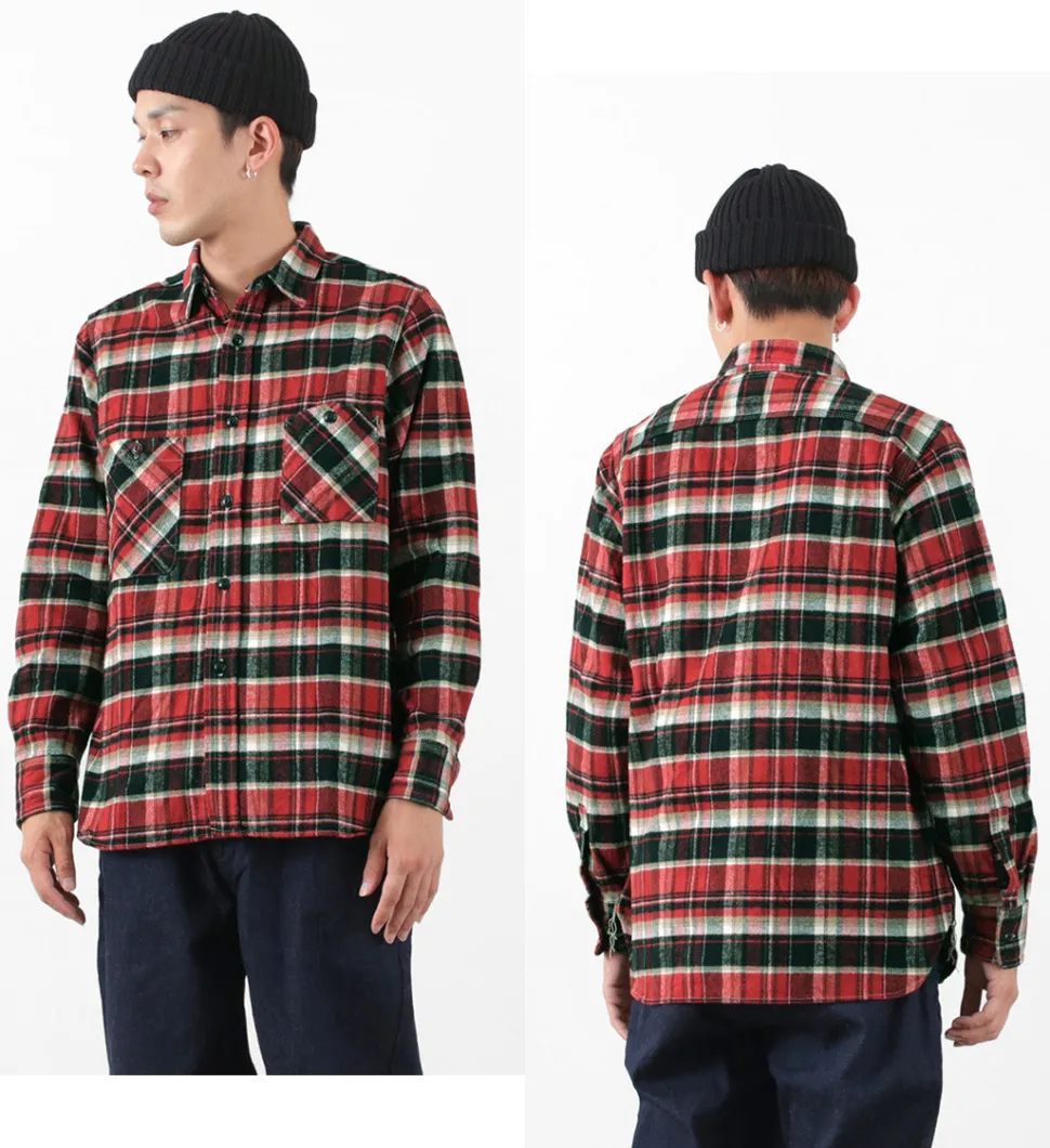 FOB FACTORY / F3481 HEAVY NEL WORK SHIRT