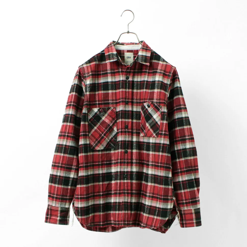FOB FACTORY / F3481 HEAVY NEL WORK SHIRT