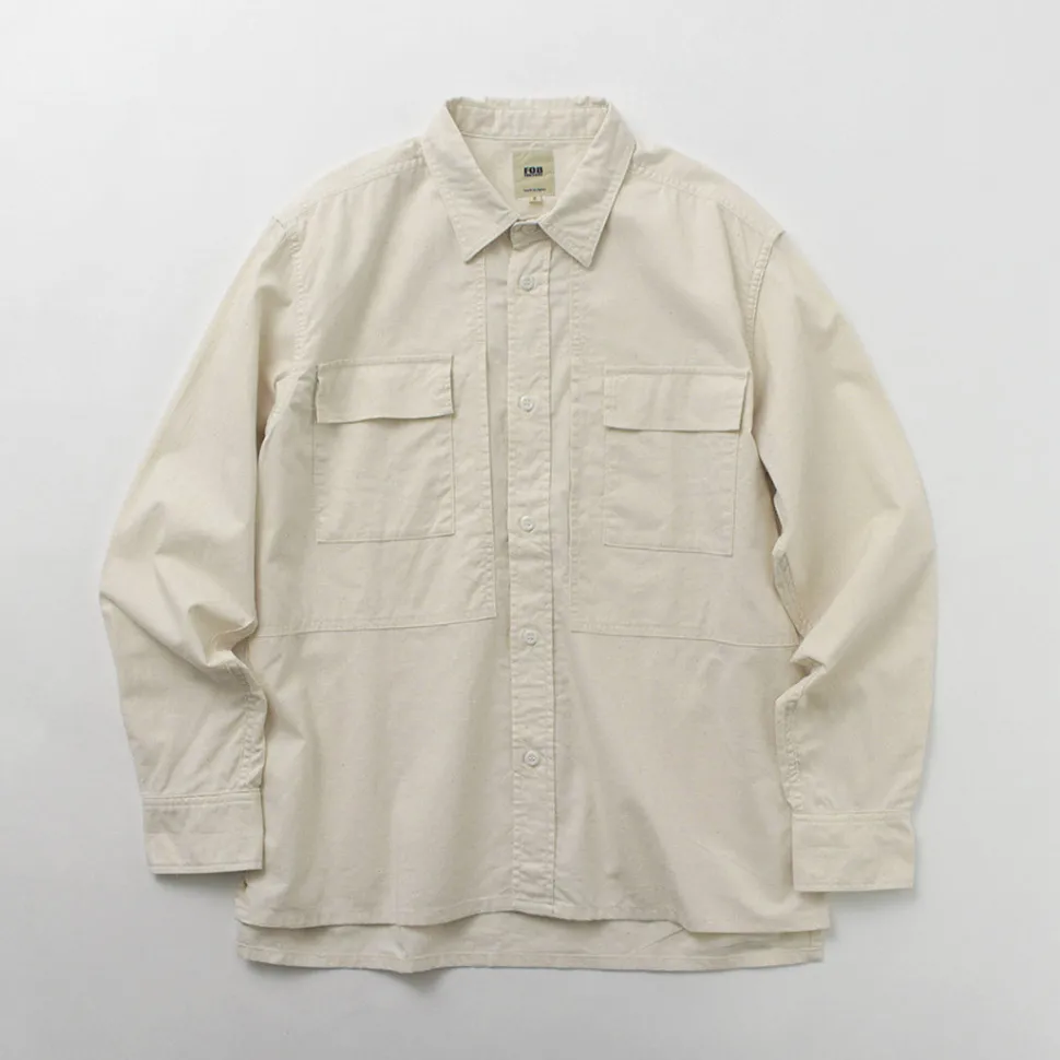 FOB FACTORY / F3498 Long sleeve field shirt