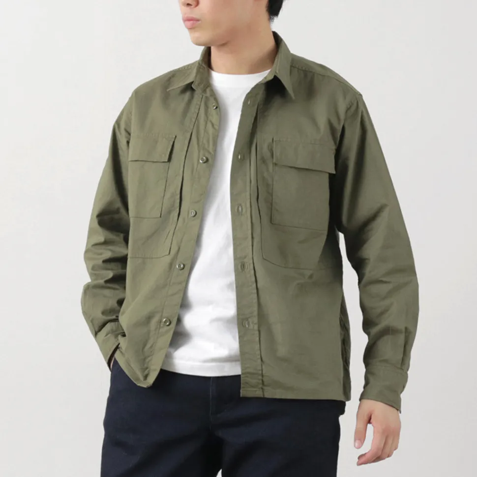 FOB FACTORY / F3498 Long sleeve field shirt