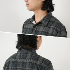 FOB FACTORY / F3497 Nel check work shirt