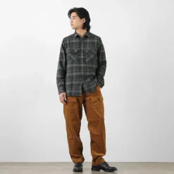 FOB FACTORY / F3497 Nel check work shirt