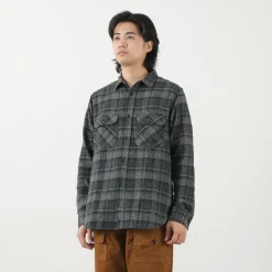 FOB FACTORY / F3497 Nel check work shirt
