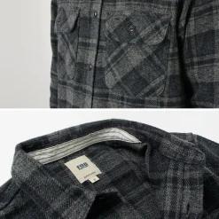 FOB FACTORY / F3497 Nel check work shirt