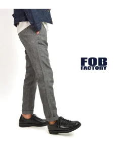 FOB FACTORY / F0438 Relaxed Narrow Easy Pants