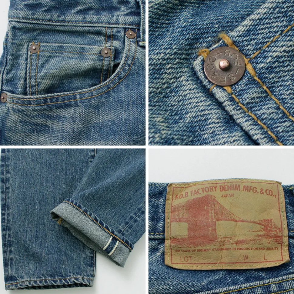 FOB FACTORY / F160 Selvedge 66 Denim 5-pocket