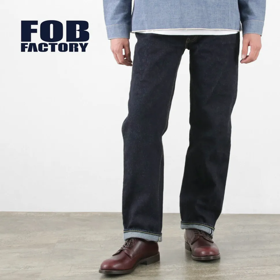 FOB FACTORY / F191 Selvedge WW2 5P Denim Pants