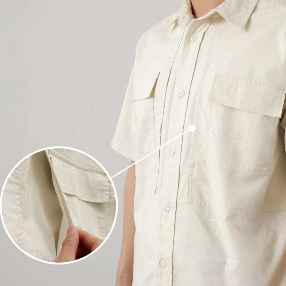 FOB FACTORY / F3499 Short sleeve field shirt