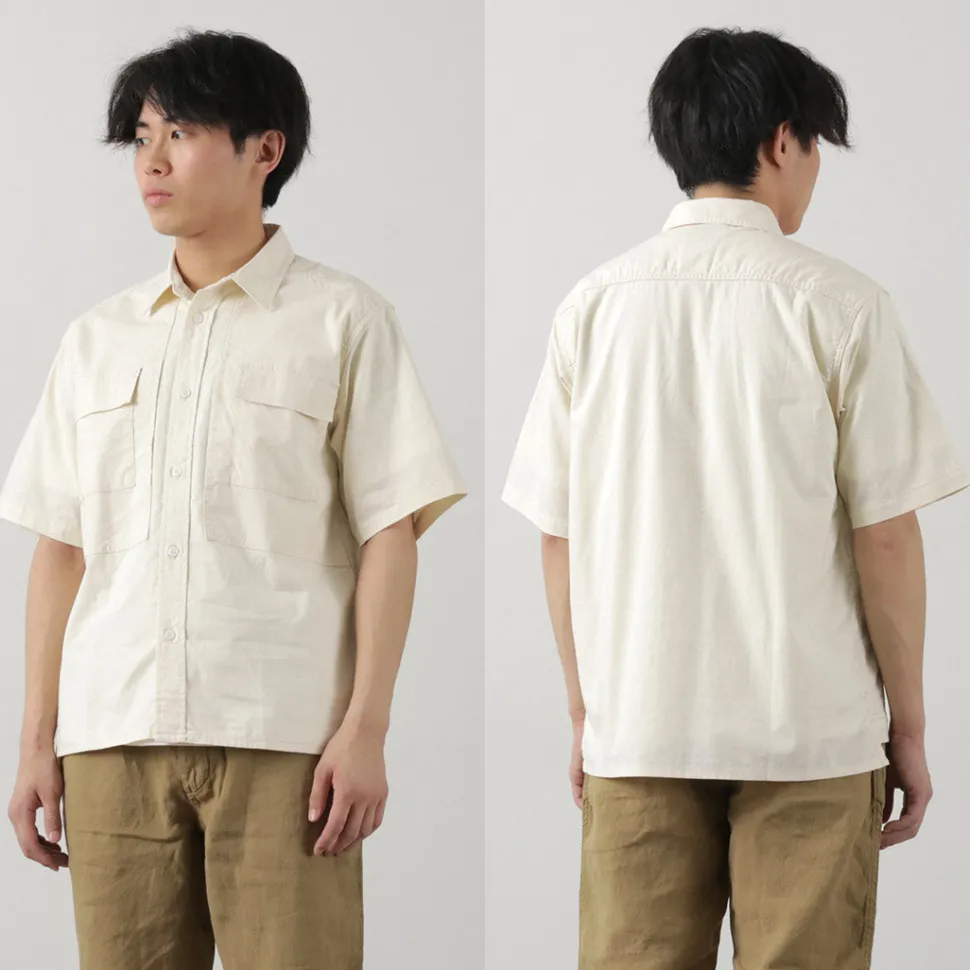 FOB FACTORY / F3499 Short sleeve field shirt