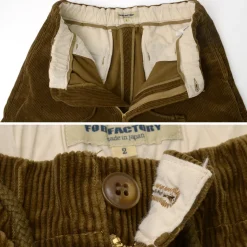 FOB FACTORY / Wide Well Corduroy Pants