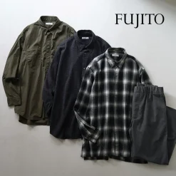 FUJITO / Big Size Work Shirt Broad