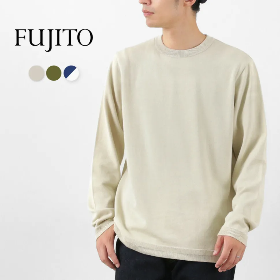 FUJITO / Long Sleeve Knit T-Shirt
