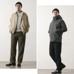 FUJITO / N.O.UN Beltless Pants Wool Serge