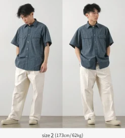 FUJITO / Short Sleeve Fatigue Shirt