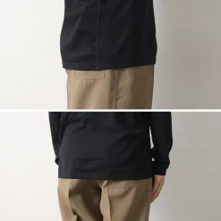 FYNELYNE ENGINEERED BY LIFILL / Cotton Long Sleeve Mock Neck T-Shirt