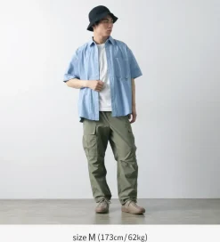 GARAGE GREEN WORKS / Half Sleeve Dungaree Shirt