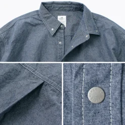 GARAGE GREEN WORKS / Half Sleeve Dungaree Shirt