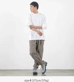 GICIPI / BACCALA Crew Neck Relaxed Fit Long Sleeve T-Shirt