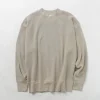 GICIPI / ORSO Crew Neck Ribbed Long Sleeve Milano Rib Knit Sewn