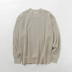 GICIPI / ORSO Crew Neck Ribbed Long Sleeve Milano Rib Knit Sewn