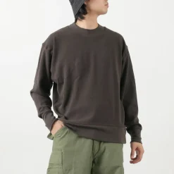 GICIPI / ORSO Crew Neck Ribbed Long Sleeve Milano Rib Knit Sewn