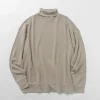 GICIPI / SCIMMIA Mockneck Ribbed Long Sleeve Milano Rib Knit Sewn