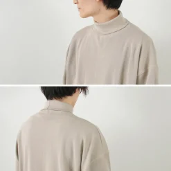 GICIPI / SCIMMIA Mockneck Ribbed Long Sleeve Milano Rib Knit Sewn