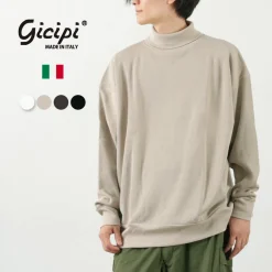 GICIPI / SCIMMIA Mockneck Ribbed Long Sleeve Milano Rib Knit Sewn