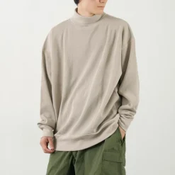 GICIPI / SCIMMIA Mockneck Ribbed Long Sleeve Milano Rib Knit Sewn