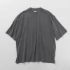 GICIPI / VONGOLA Mock Neck Relaxed Fit Milled T-Shirt