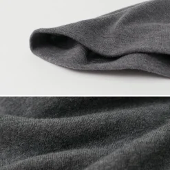 GICIPI / VONGOLA Mock Neck Relaxed Fit Milled T-Shirt