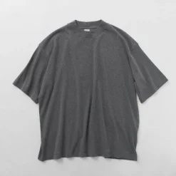 GICIPI / VONGOLA Mock Neck Relaxed Fit Milled T-Shirt