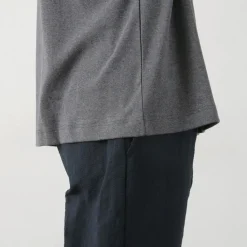 GICIPI / VONGOLA Mock Neck Relaxed Fit Milled T-Shirt